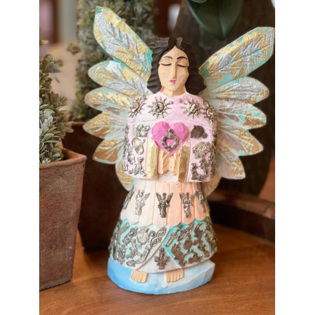 Angel Corazón Tonos Pastel