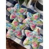 Botaneros de colores en forma de estrella de mar -Set 4 pzas –