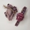 Broches de ositos morado