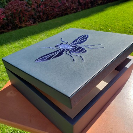 Caja Multiusos Grande Azul Marino Mosca Azul Marino