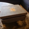 Caja Multiusos Grande Sintético Mantarraya Escarabajo Beige