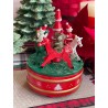 Caja musical con 3 figuras navideñas