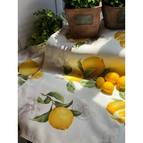 Camino de Mesa estampado Limones