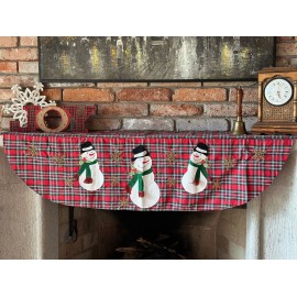 Camino para chimenea snowmen