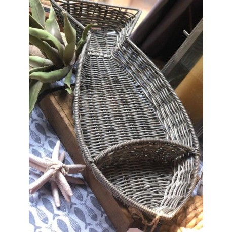 Canasta pescado gris