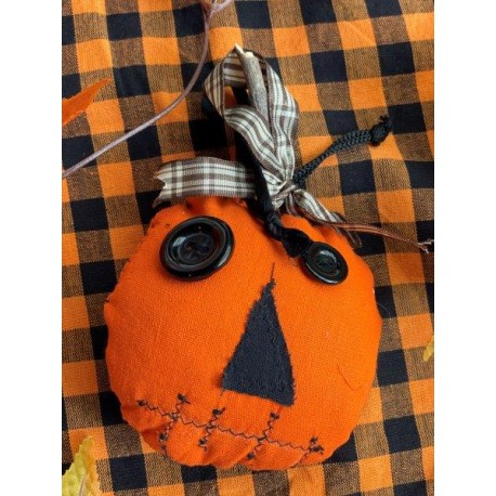 Colgante calabaza de tela