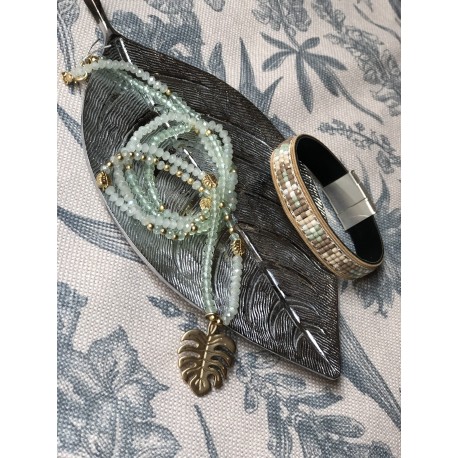 Collar Palma Aqua