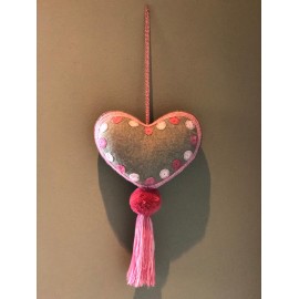 Corazón Artesanal Rosa