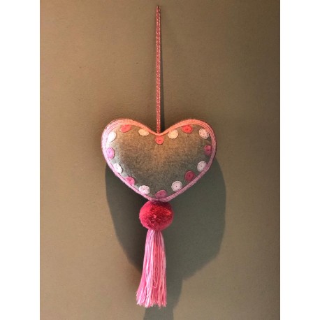 Corazón Artesanal Rosa