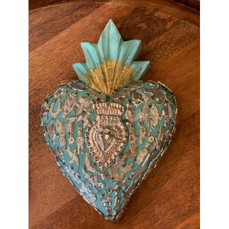 Corazón Grande Aqua