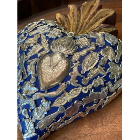 Corazón Grande Azul Rey