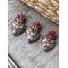 Corazon Milagros 7cm Rojo