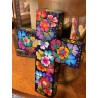 Cruz Lucy alebrije azul marino