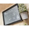 Cuadro dog print basset hound