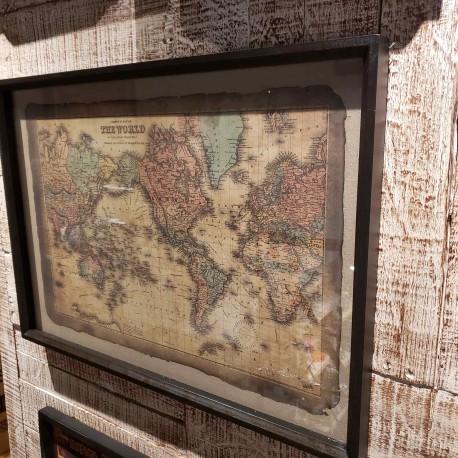 Cuadro Mapamundi