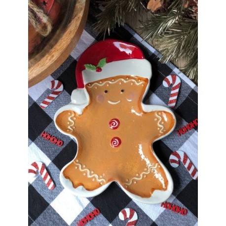Gingerbread cookie con gorro