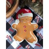 Gingerbread cookie con gorro