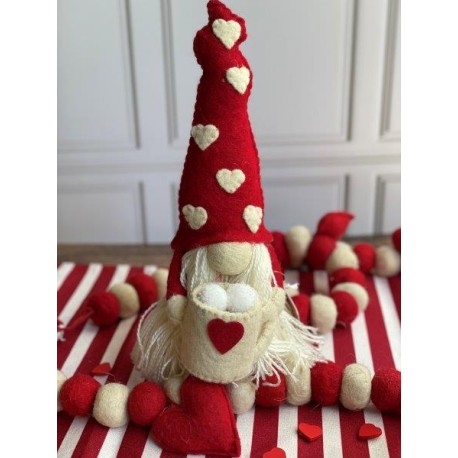 Gnomo amor y amistad con chocolate con bombones