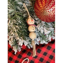 Juego de 6 snowmans colgantes
