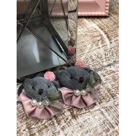 Ligas ositos con perlas