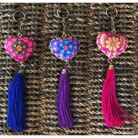 Llavero de corazón Alebrije – Varios Modelos