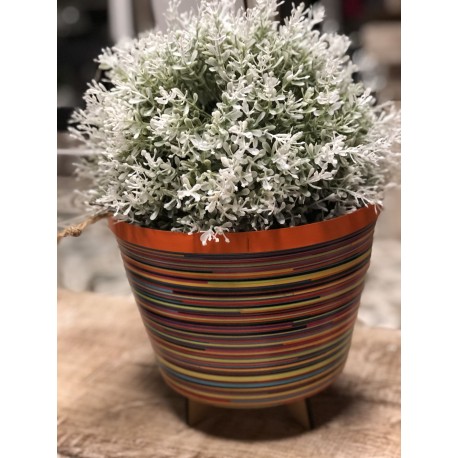 Maceta Grande Multicolor Naranja