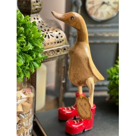 Pato Chico botas rojas