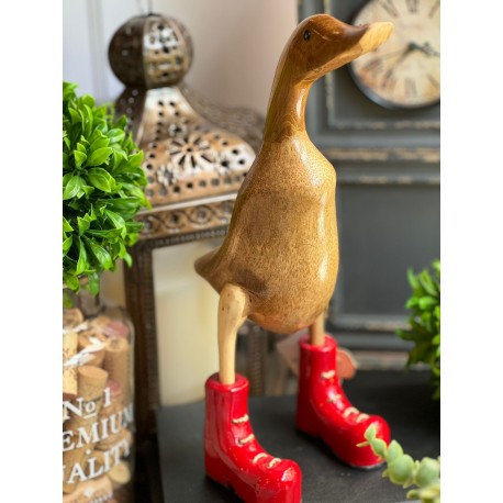 Pato Grande botas rojas