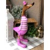 Pato grande rayas rosa
