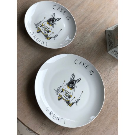 Plato Chico (Ensalada o Postre) Coneja Cake