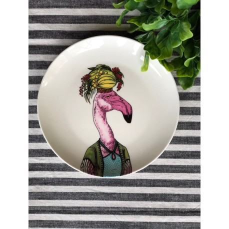 Plato Chico (Ensalada o Postre) Flamingo