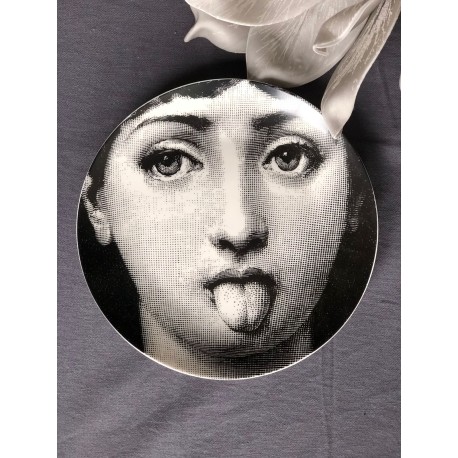 Plato ensalada «Faces» Lengua