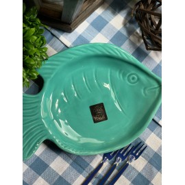 Plato extendido Pez Verde