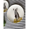 Plato Grande (Trinche) Cebra con camisa Amarilla