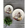 Plato Grande (Trinche) Elefante con tabla de Surf