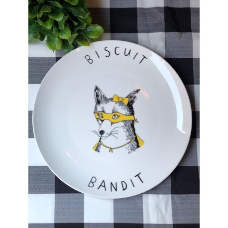 Plato Grande (Trinche) Loba Antifaz Amarillo