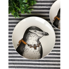 Plato Grande (Trinche) Pingüino con collar