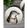 Plato Grande (Trinche) Pingüino con collar
