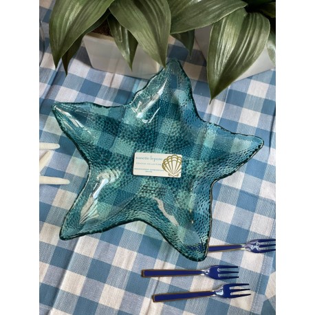 Plato starfish azul