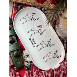 Platón oval 4 renos