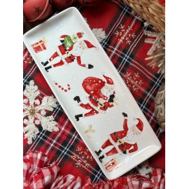 Platón rectangular 3 santas