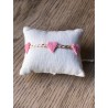 Pulsera 3 Pink Hearts