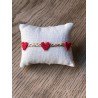 Pulsera 3 Red hearts