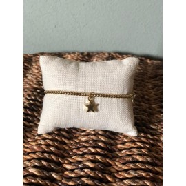 Pulsera con Estrella Dorada