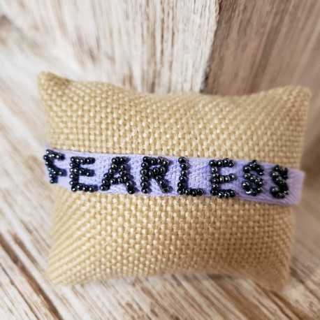 Pulsera Fearless morada