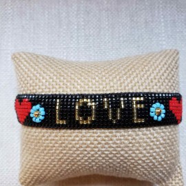 Pulsera love negra