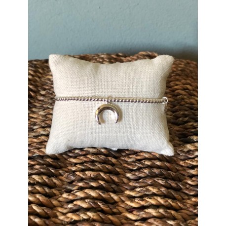 Pulsera Luna Plateada