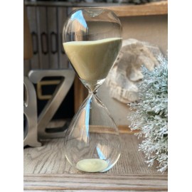 Reloj de arena grande beige (60 minutos)