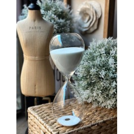 Reloj de arena grande blanco (60 minutos)