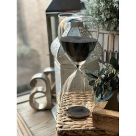 Reloj de arena grande negro (60 minutos)